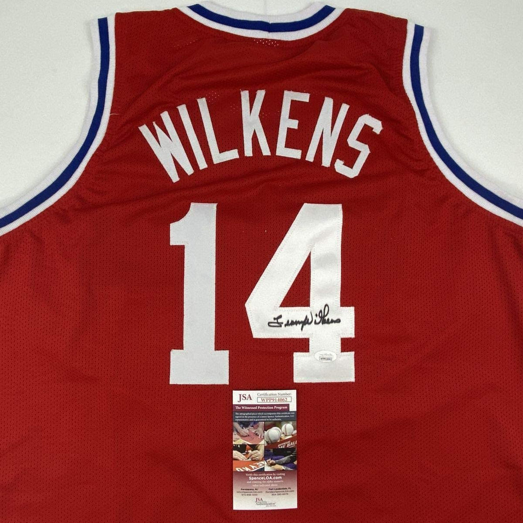 autographed-signed-lenny-wilkens-st-louis-red-basketball-jersey-jsa-coa