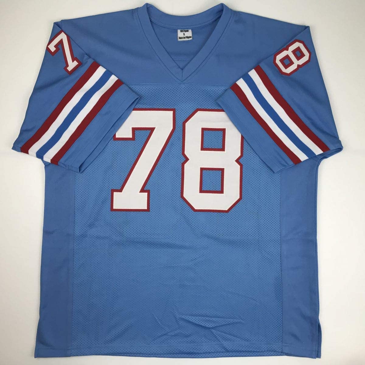 autographed-signed-curley-culp-hof-13-houston-blue-football-jersey-jsa-coa