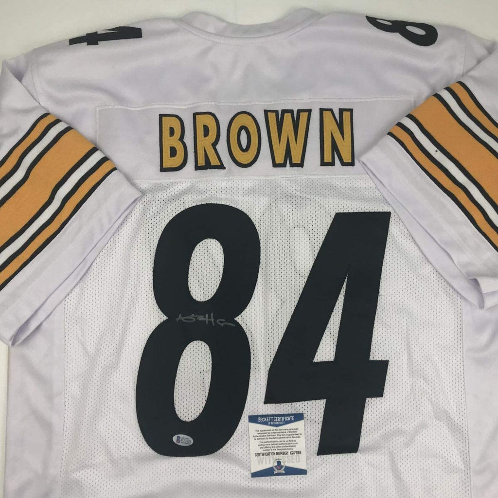 autographed-signed-antonio-brown-pittsburgh-white-football-jersey-beckett-bas-coa