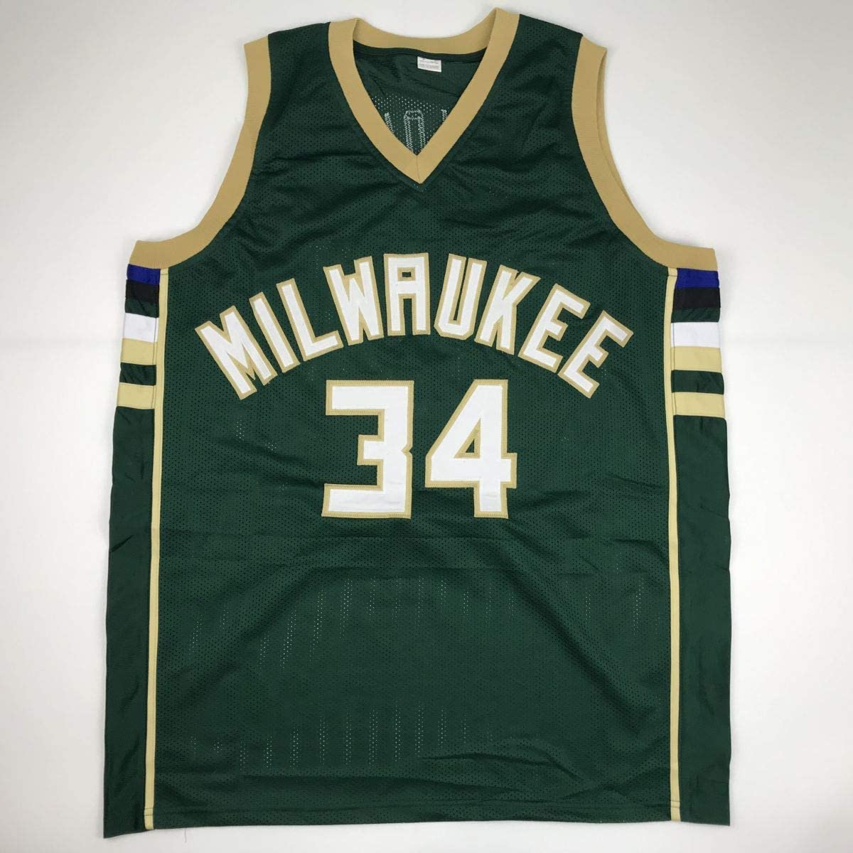 autographed-signed-giannis-antetokounmpo-milwaukee-green-custom-basketball-jersey-jsa-coa