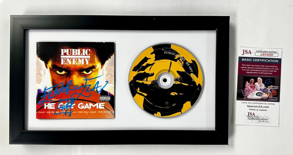 Flavor Flav Signed & Framed Public Enemy He Got Game Hip Hop Soundtrack JSA COA