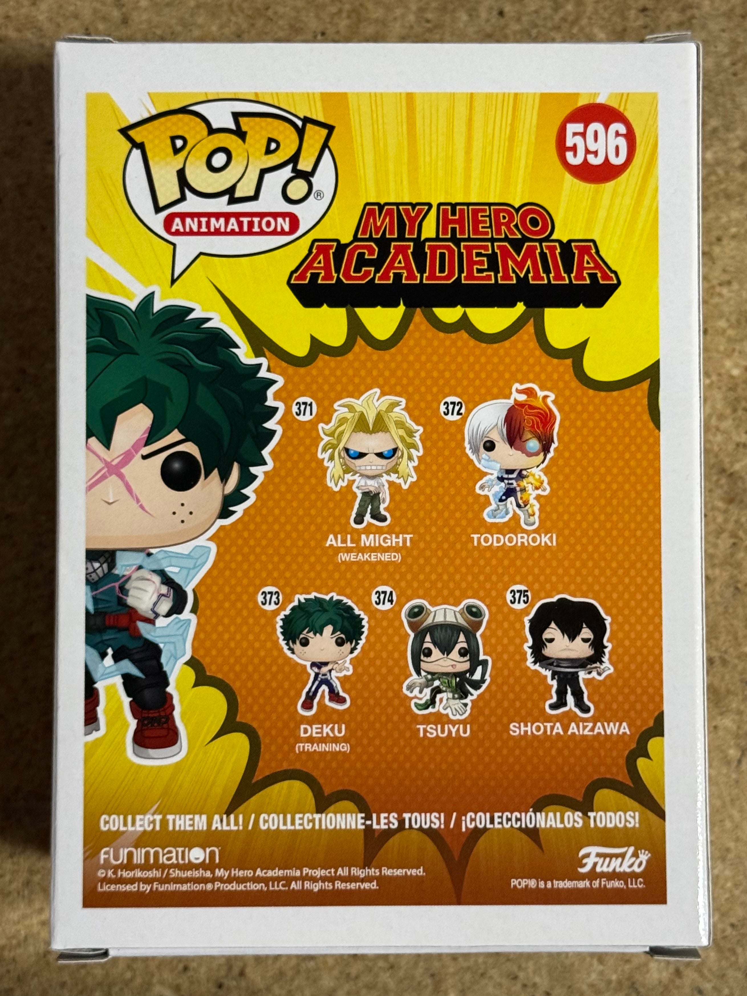 Funko Pop! Deku (Full Cowling) #596 My Hero Academia MHA 2019 EE Glow Exclusive