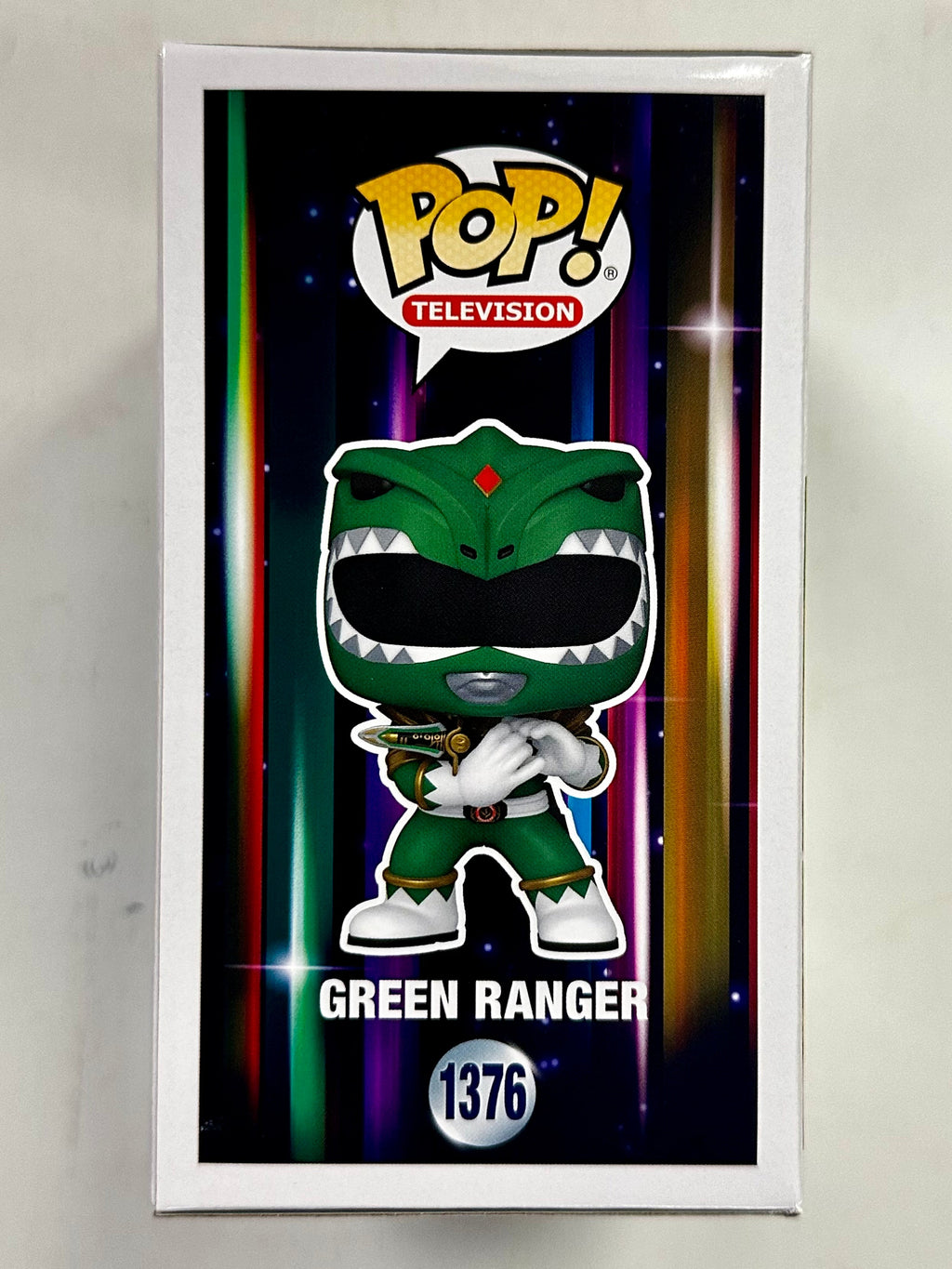 Funko Pop! Television Green Power Ranger With Dragon Dagger #1376 MMPR 30th 2023