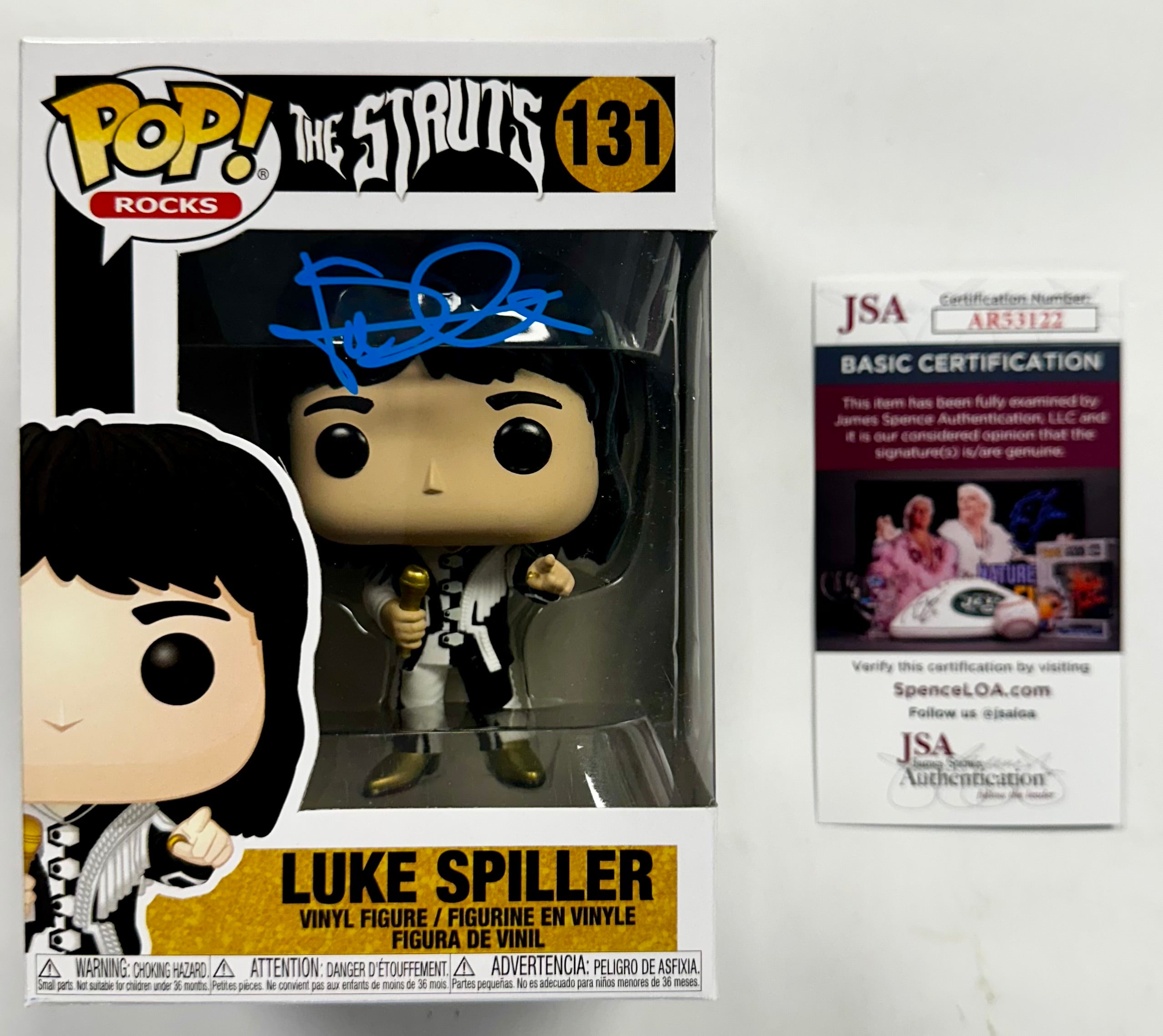 Luke Spiller Signed The Struts #131 Young & Dangerous Funko Pop! With JSA COA