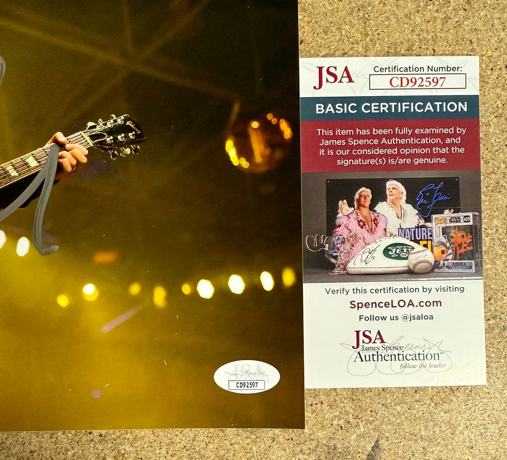 Mike McCready Signed Autographed Pearl Jam Lead Guitarist Photo With JSA COA