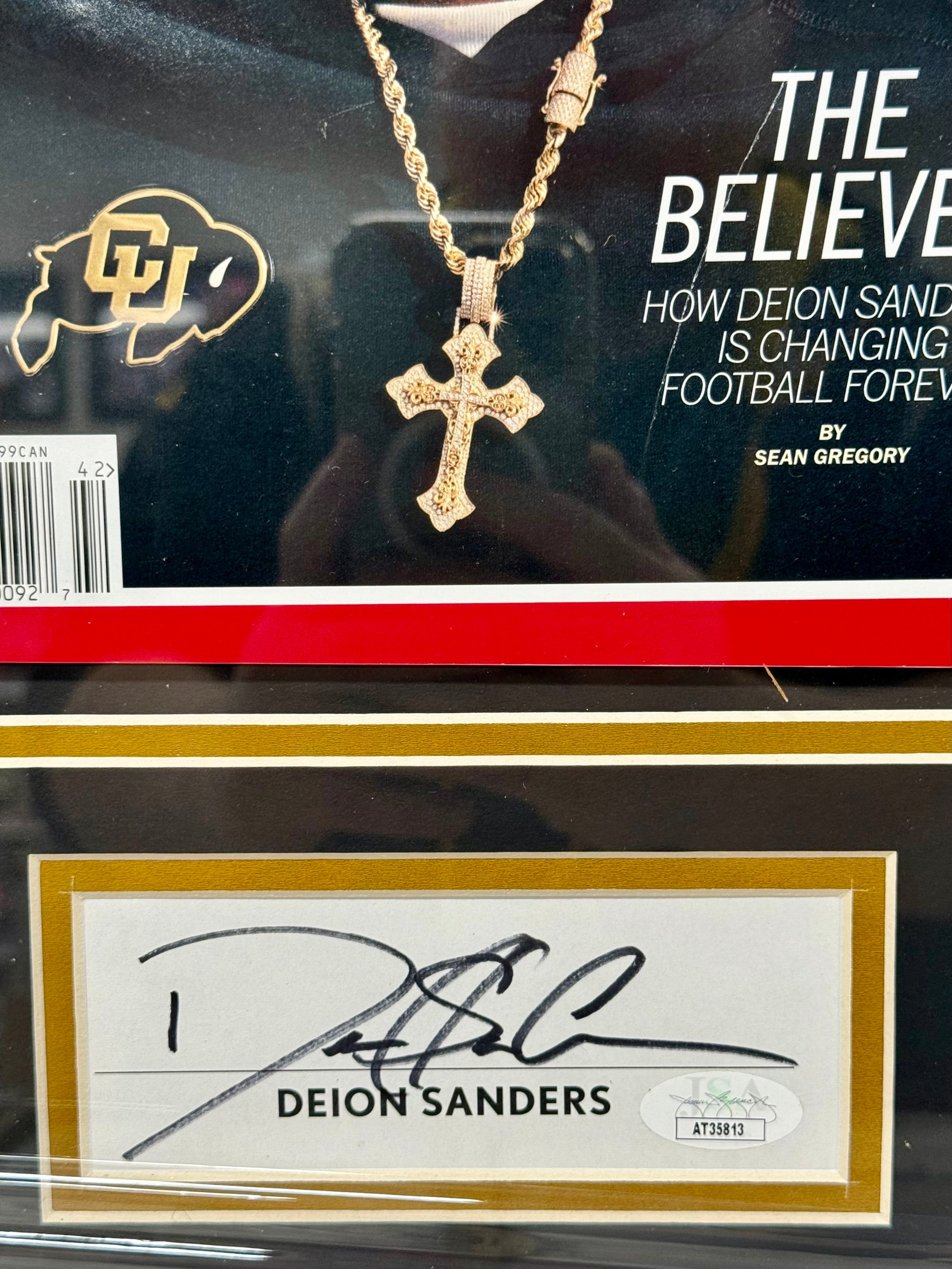 deion-coach-prime-sanders-framed-signed-cut-with-time-magazine-jsa-coa