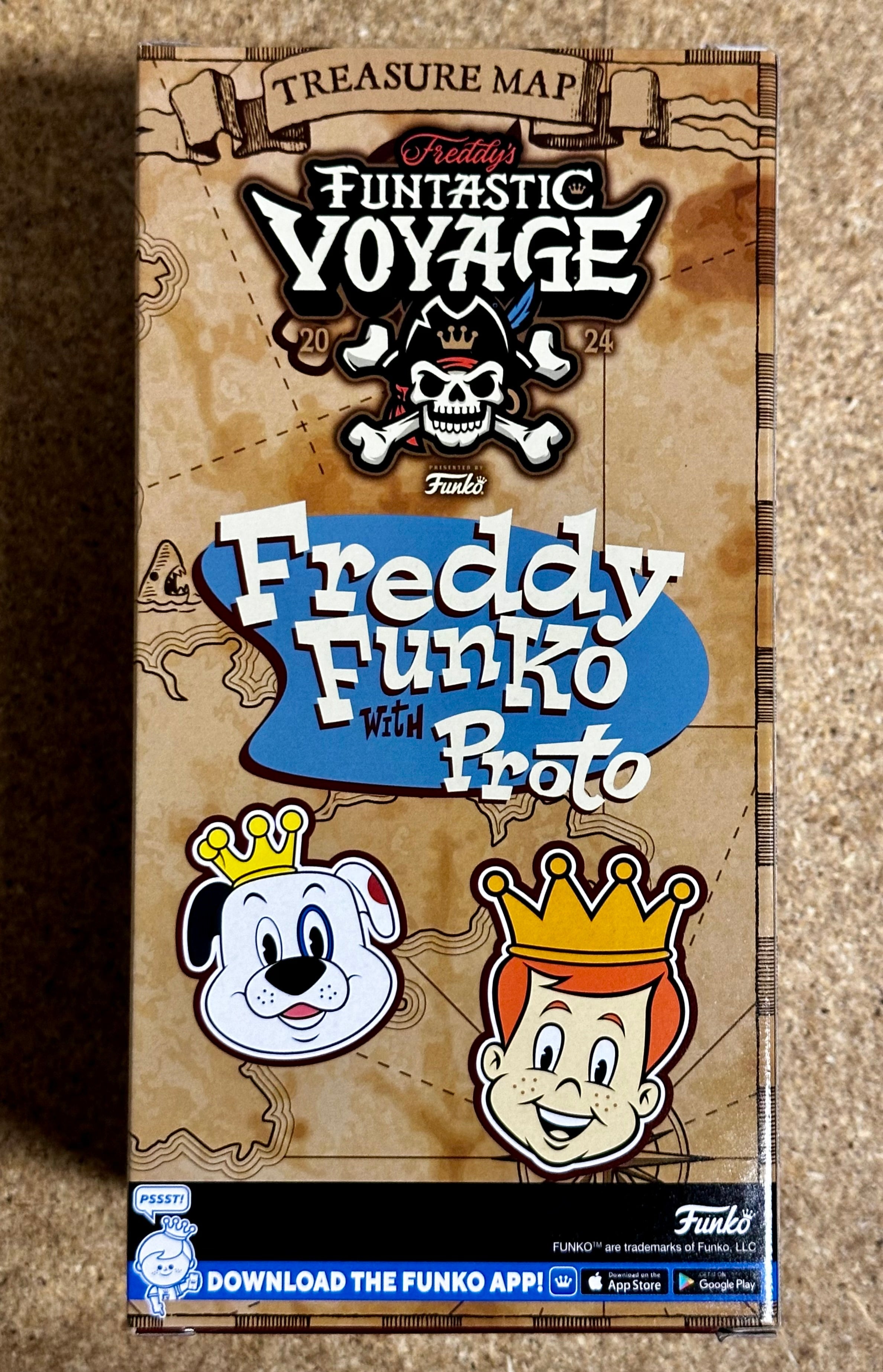 Funko Wacky Wobbler Pirate Freddy & Proto 2024 Funtastic Voyage Online Edition