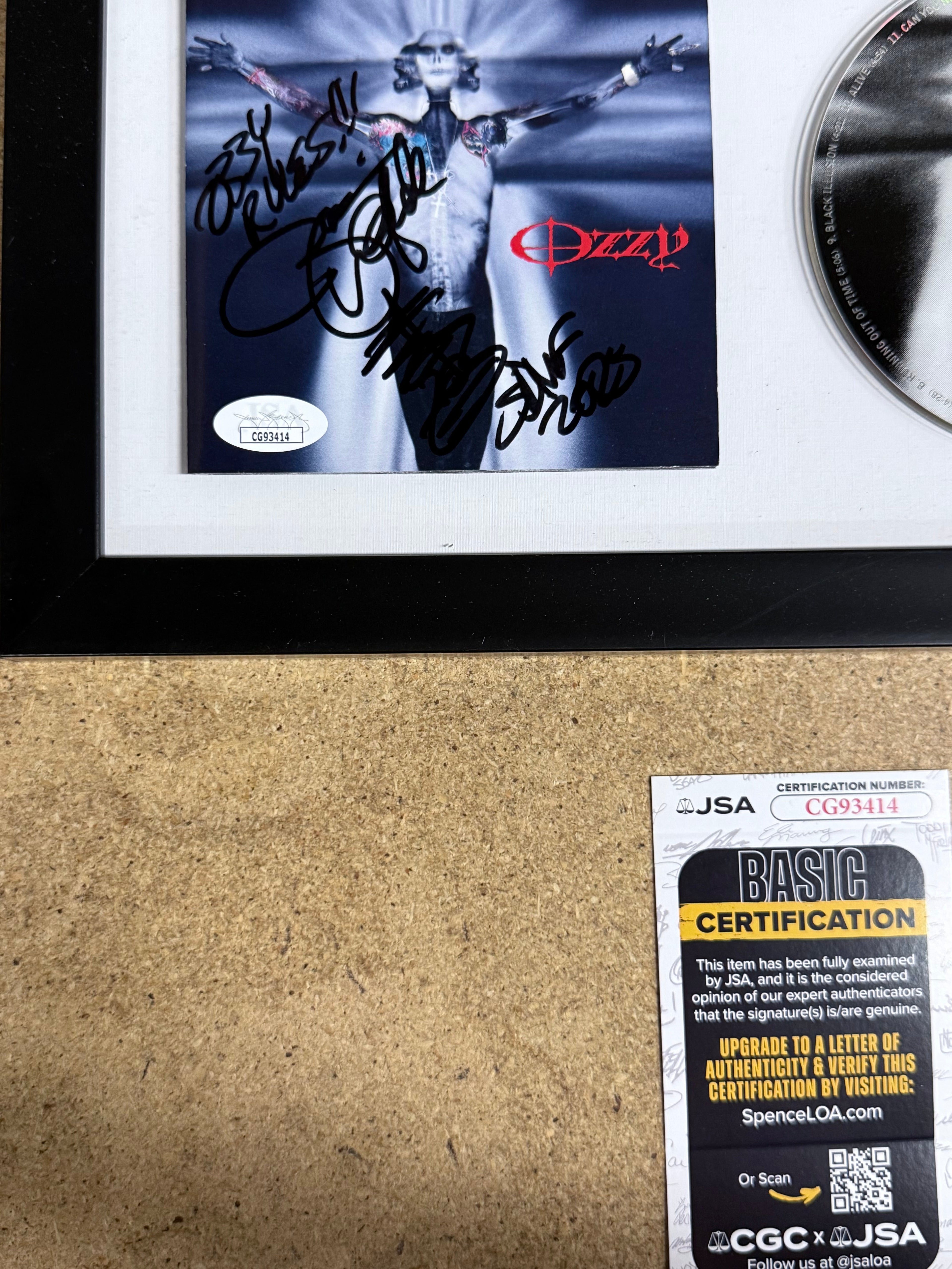 Pantera Phil Anselmo & Rex Brown Signed “Reinventing The Steel” Framed CD With JSA COA
