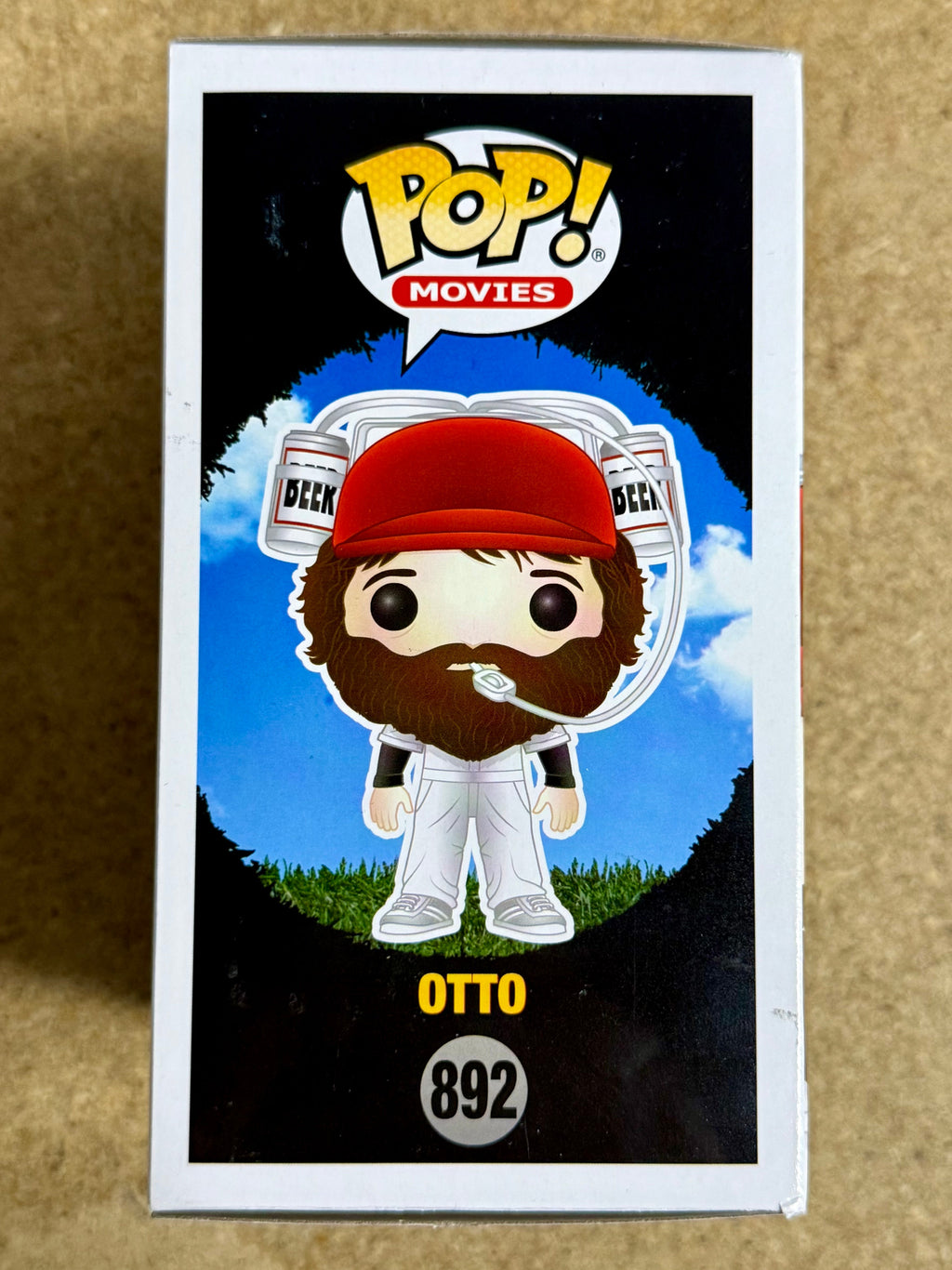 alan-covert-signed-funko-pop-movies-otto-892-happy-gilmore-caddy-with-jsa-coa