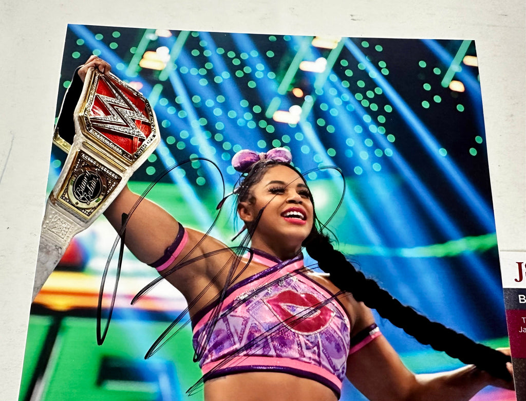 bianca-belair-signed-8x10-photo-wwe-wrestling-women-s-champion-with-jsa-coa