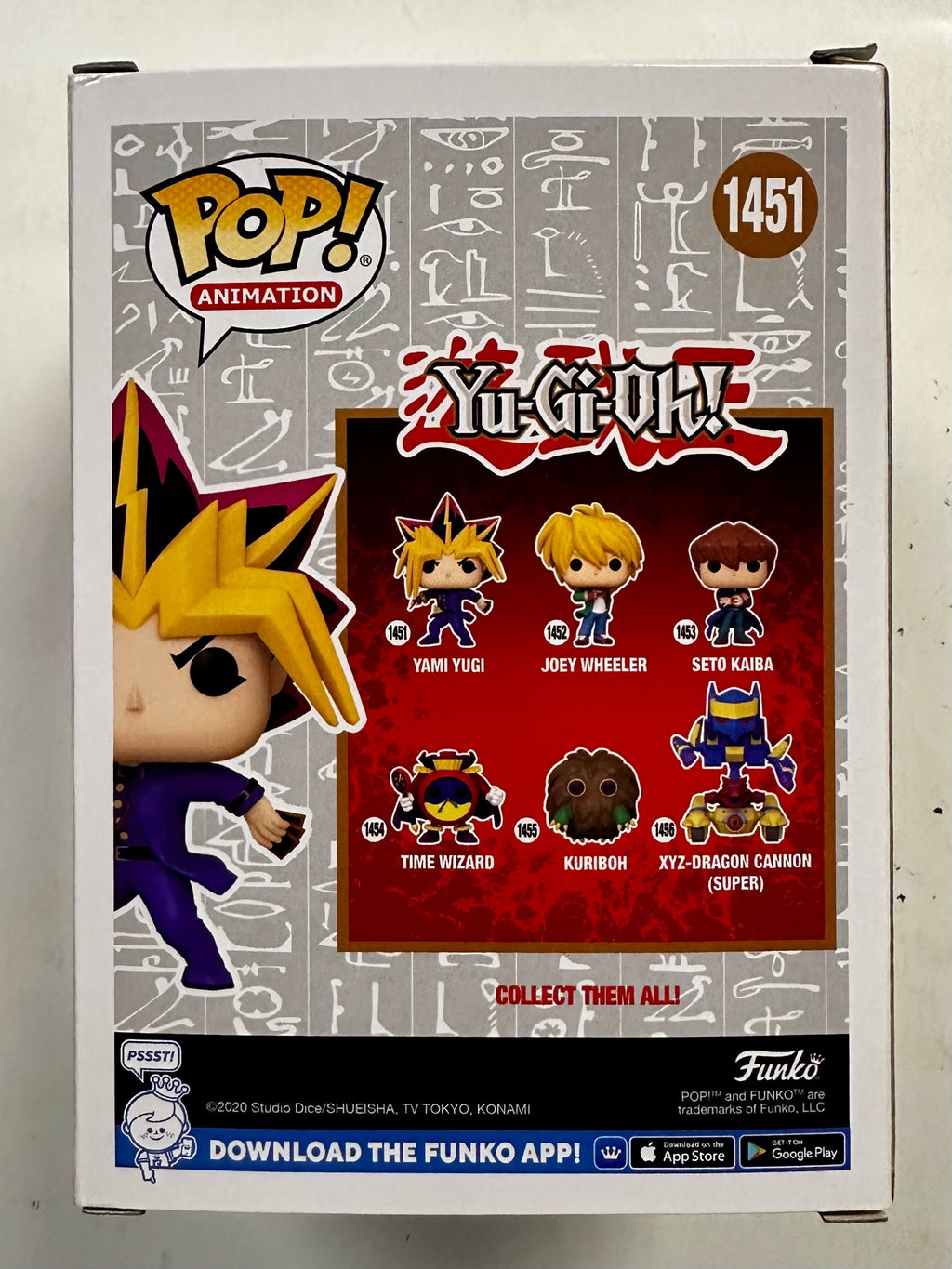 Funko Pop! Animation Yami Yugi With Duel Monsters Cards #1451 Yu-Gi-Oh! 2023