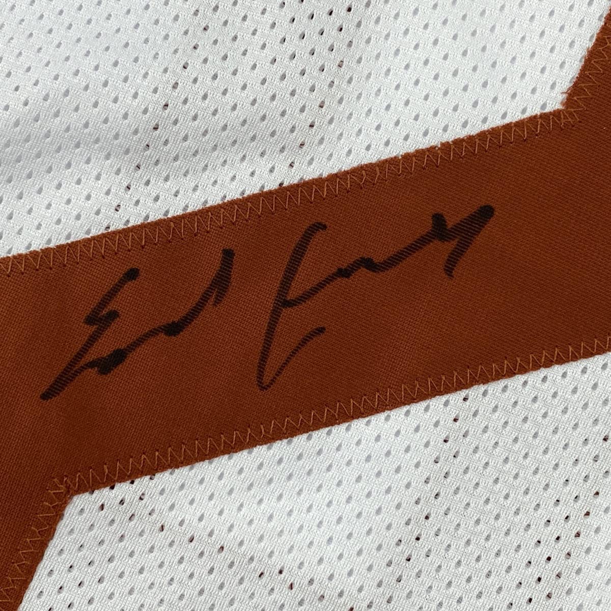 autographed-signed-earl-campbell-texas-white-college-football-jersey-jsa-coa