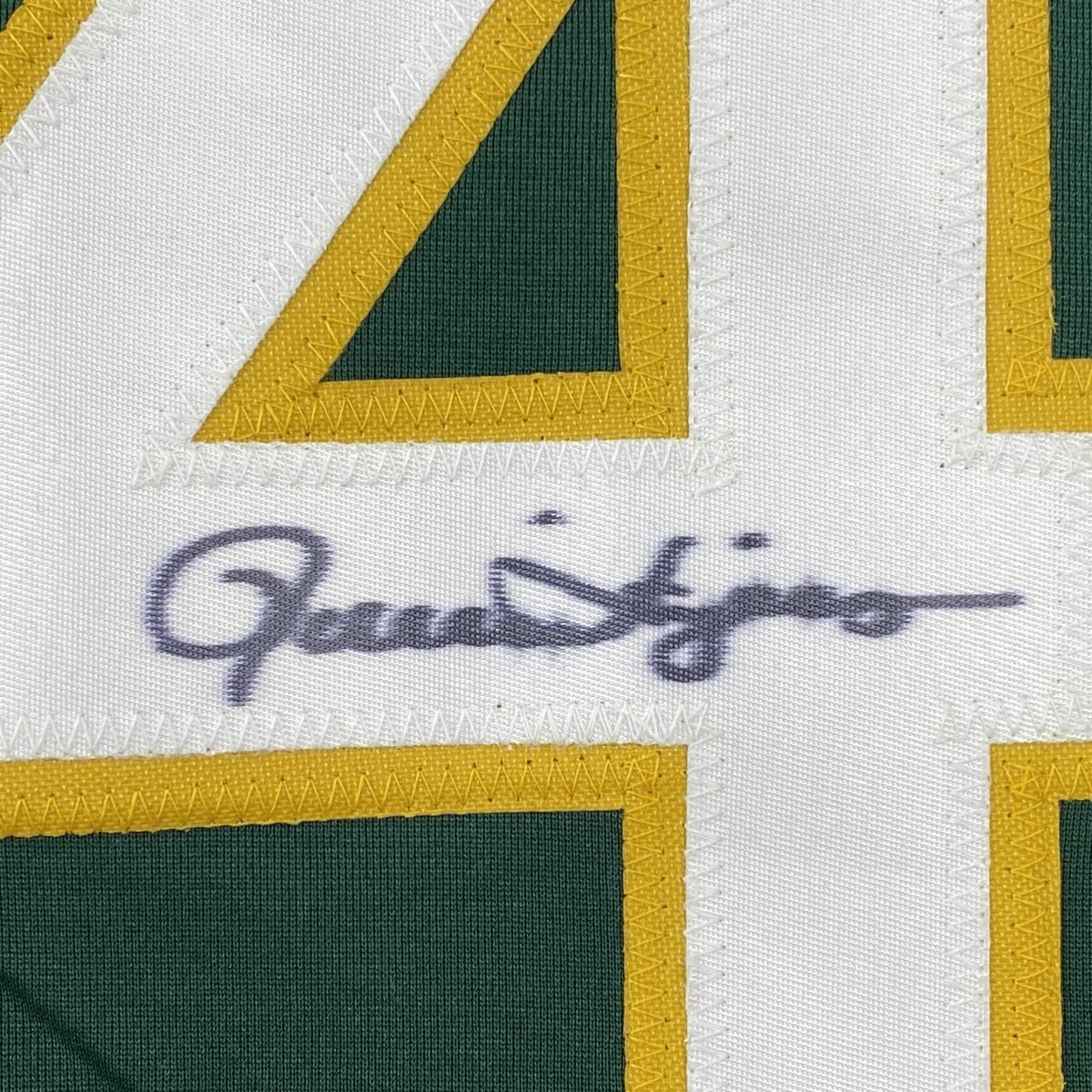 autographed-signed-rollie-fingers-oakland-green-baseball-jersey-jsa-coa