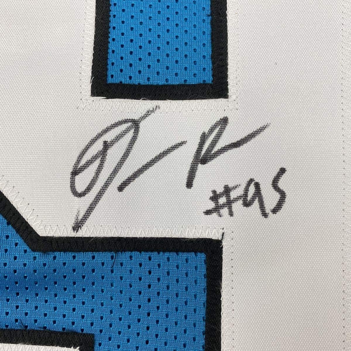 autographed-signed-derrick-brown-carolina-blue-football-jersey-jsa-coa