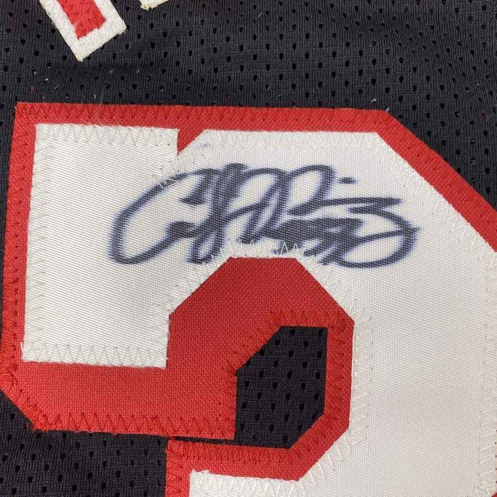 autographed-signed-alonzo-mourning-miami-black-basketball-jersey-jsa-coa