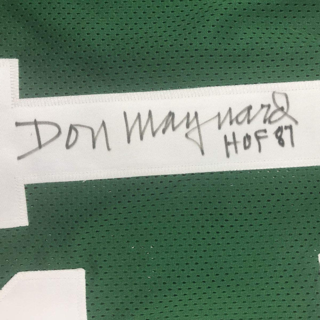 autographed-signed-don-maynard-hof-87-new-york-green-football-jersey-jsa-coa