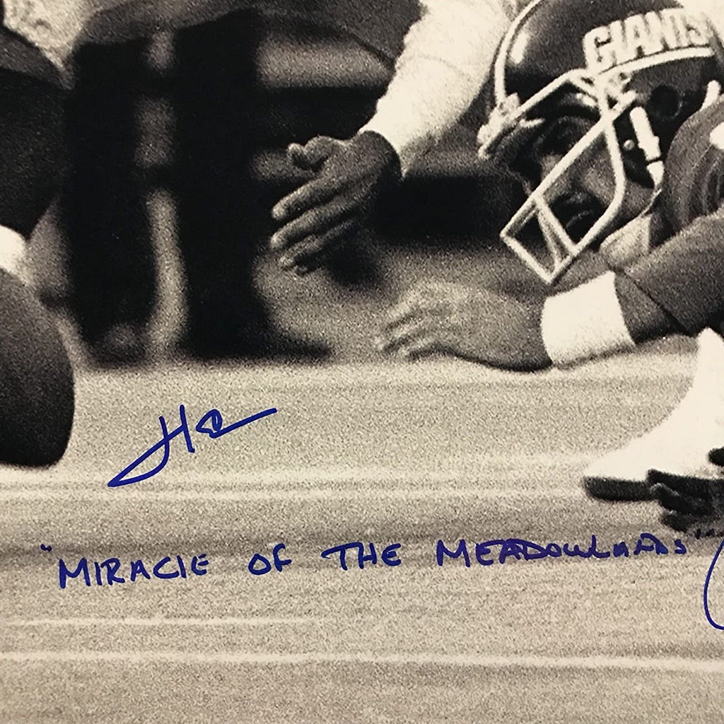 autographed-signed-herm-edwards-joe-pisarcik-inscribed-miracle-at-the-meadowlands-16x20-football-photo-jsa-coa