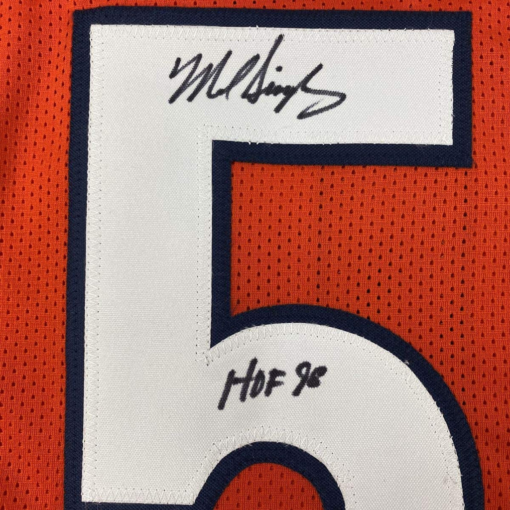 autographed-signed-mike-singletary-hof-98-chicago-orange-football-jersey-jsa-coa
