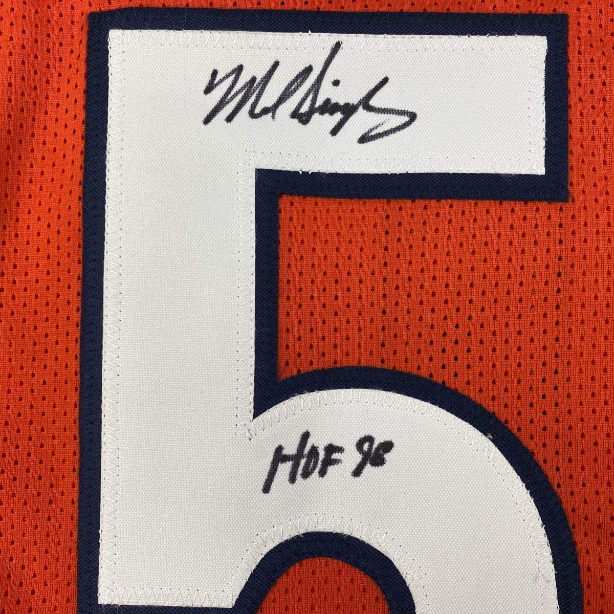 autographed-signed-mike-singletary-hof-98-chicago-orange-football-jersey-jsa-coa