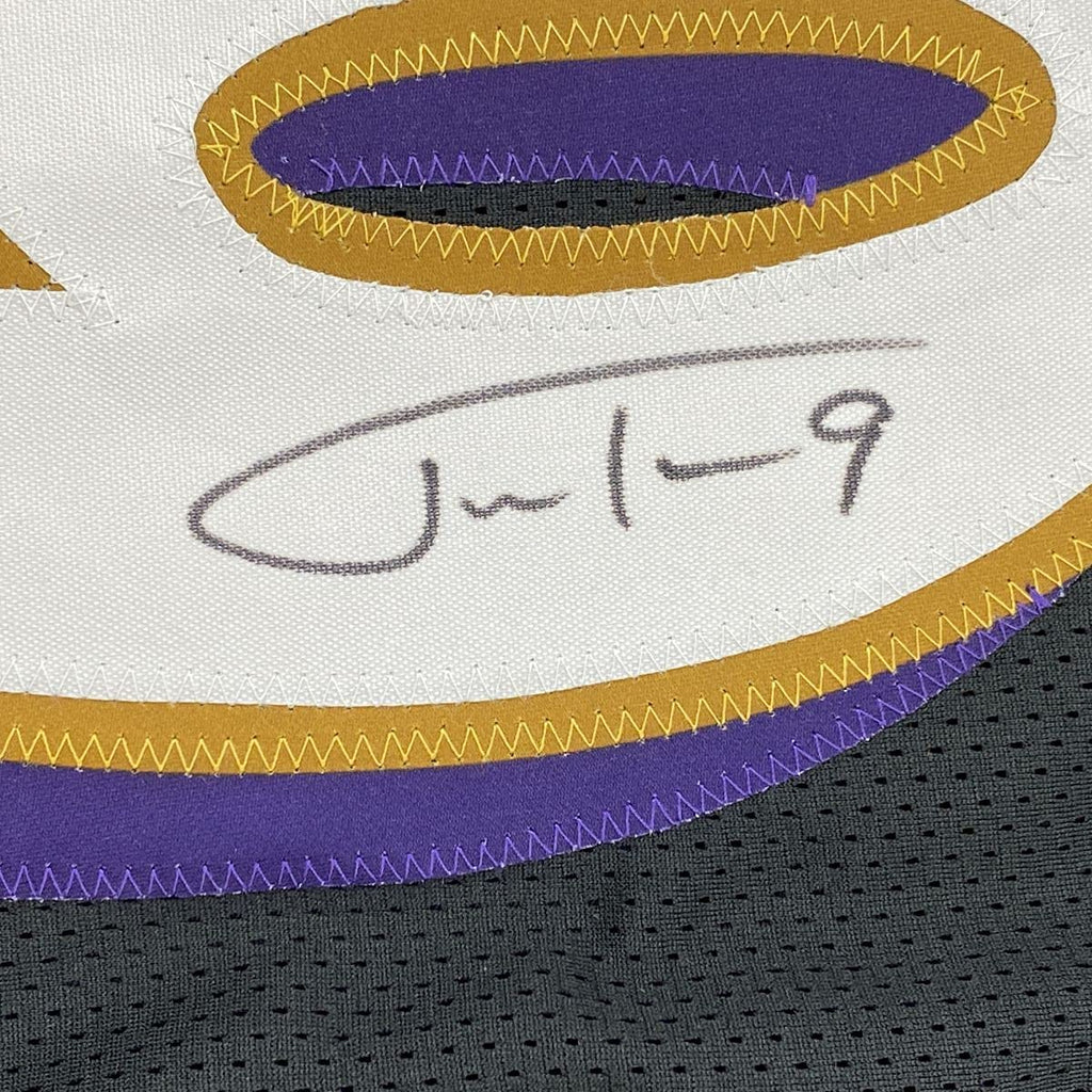 autographed-signed-justin-tucker-baltimore-black-football-jersey-jsa-coa