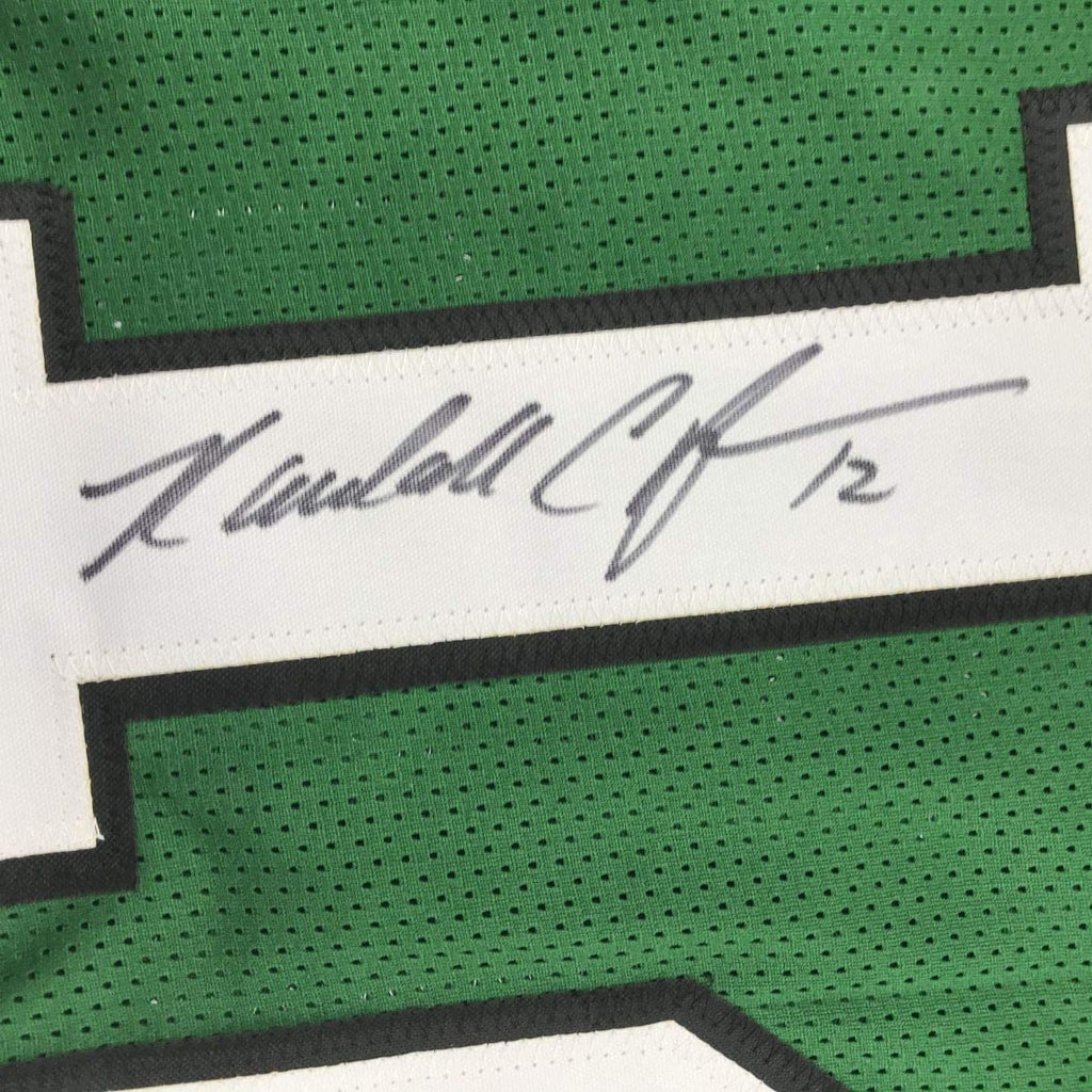 autographed-signed-randall-cunningham-philadelphia-green-football-jersey-jsa-coa