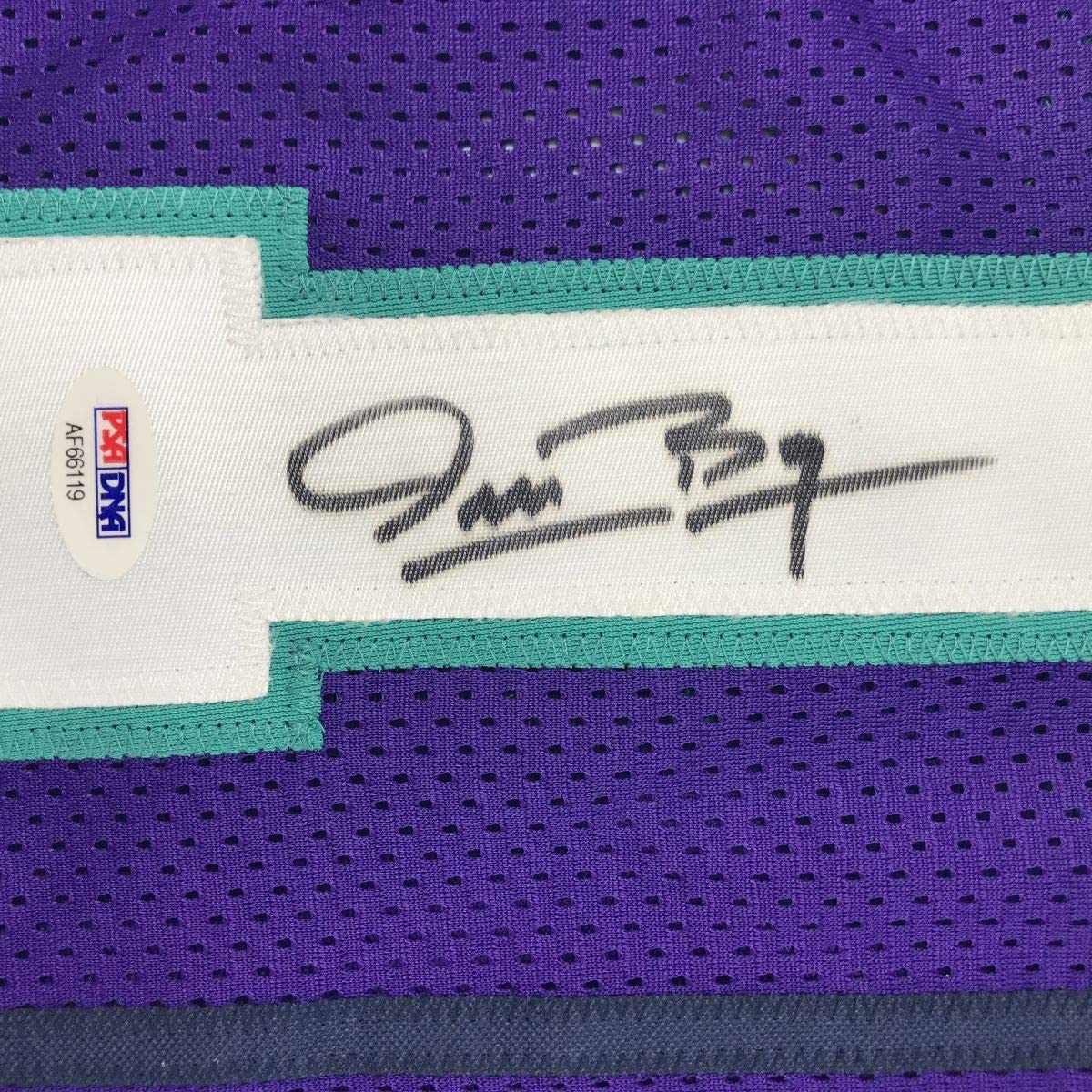 autographed-signed-muggsy-bogues-charlotte-purple-basketball-jersey-psa-dna-coa