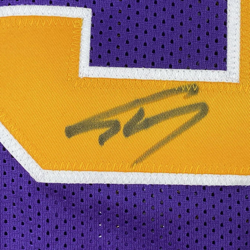 autographed-signed-shaquille-shaq-oneal-lsu-purple-basketball-jersey-beckett-bas-coa