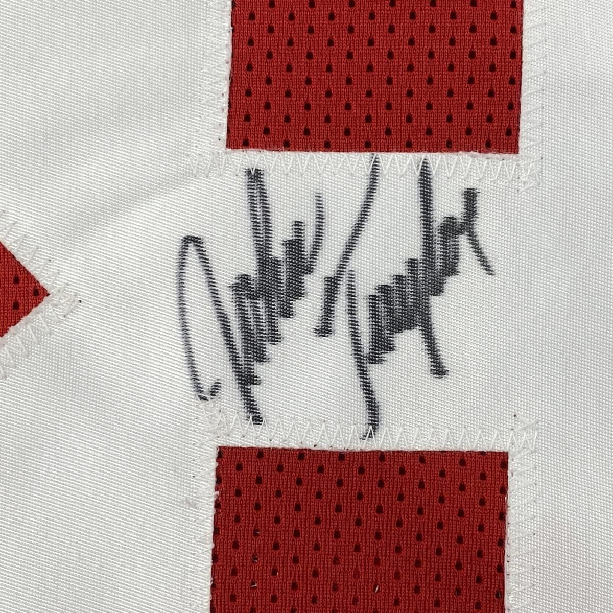 autographed-signed-john-taylor-san-francisco-red-football-jersey-jsa-coa