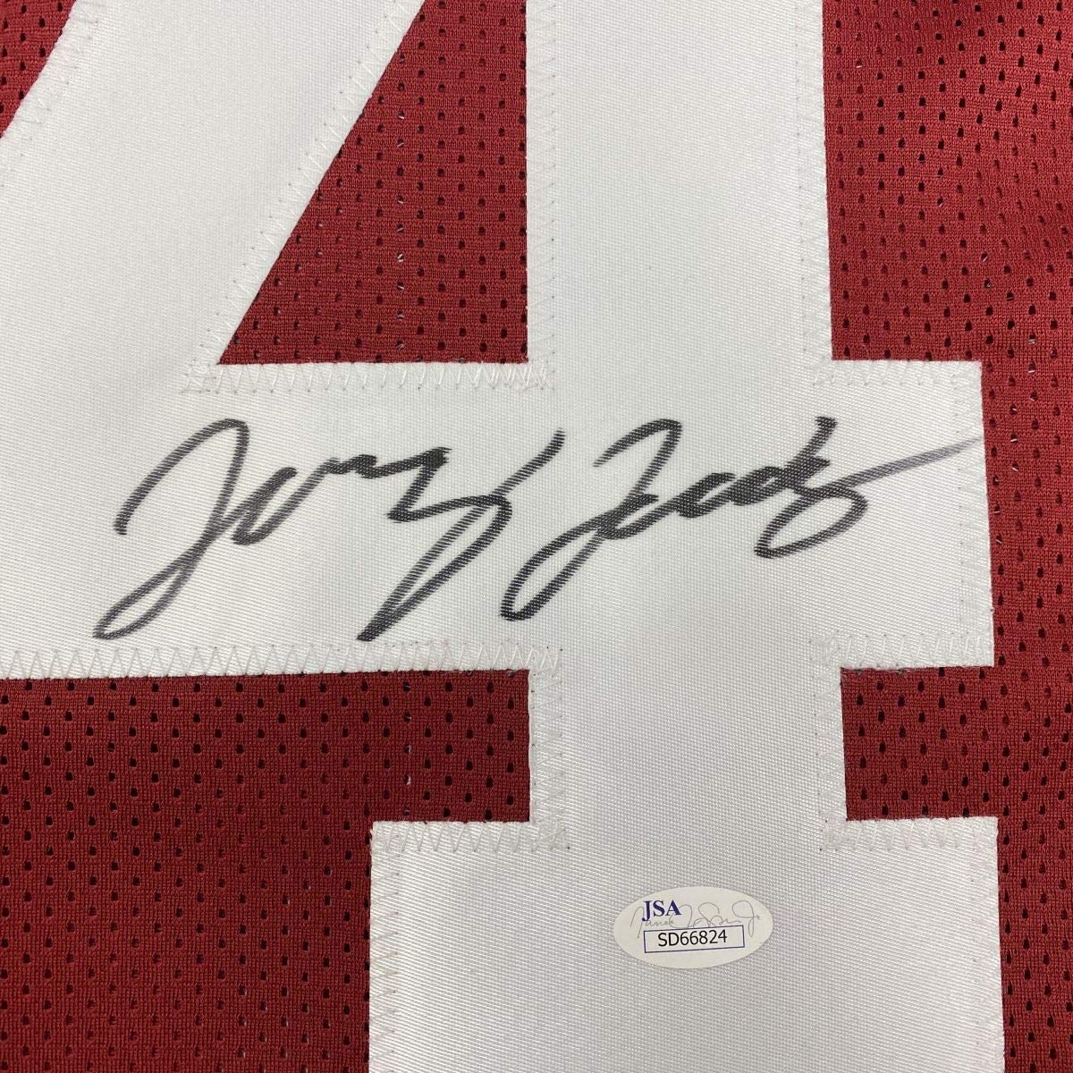 autographed-signed-jerry-jeudy-alabama-red-college-football-jersey-jsa-coa