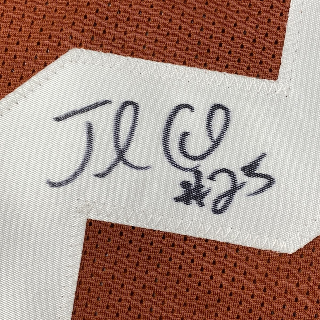 autographed-signed-jamaal-charles-texas-orange-college-football-jersey-jsa-coa