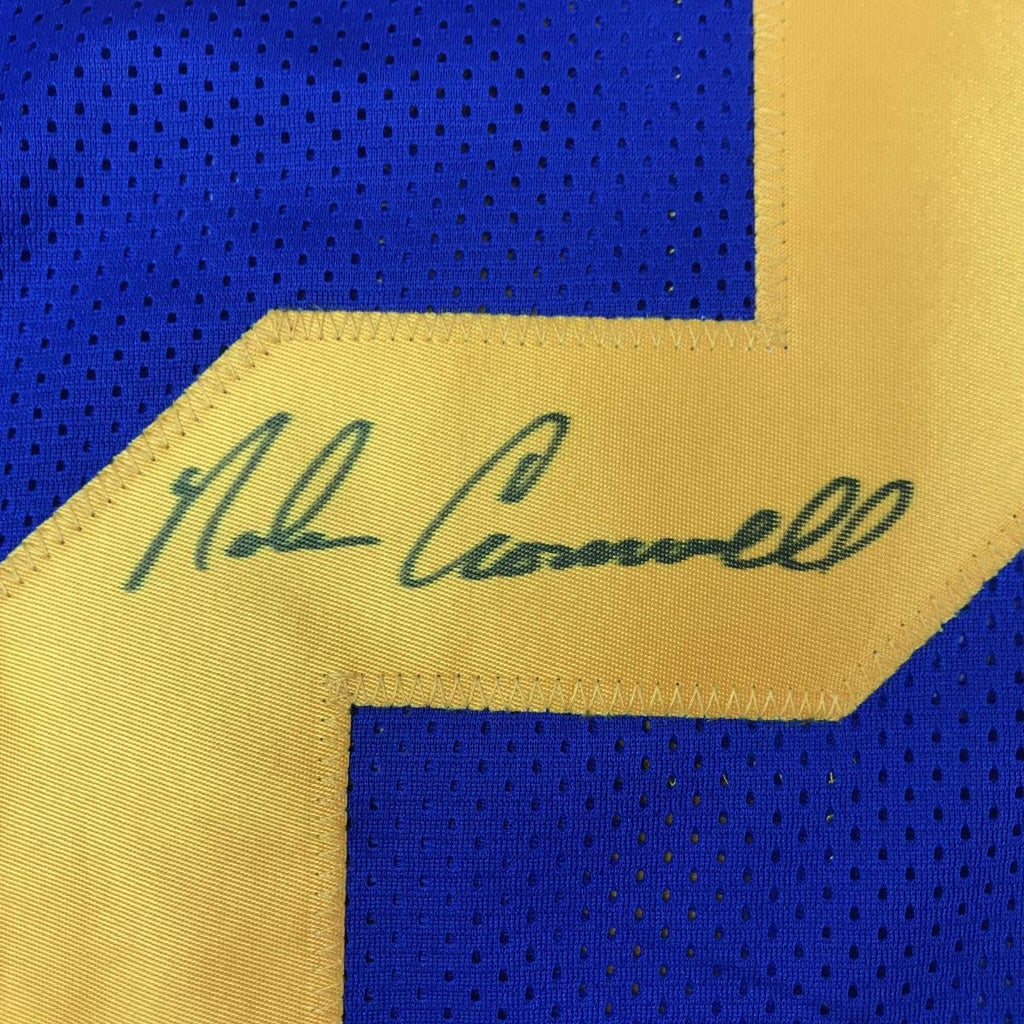 autographed-signed-nolan-cromwell-los-angeles-la-blue-football-jersey-jsa-coa