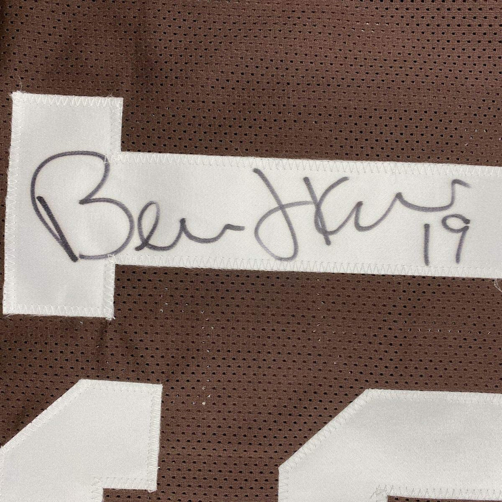 autographed-signed-bernie-kosar-cleveland-brown-football-jersey-jsa-coa