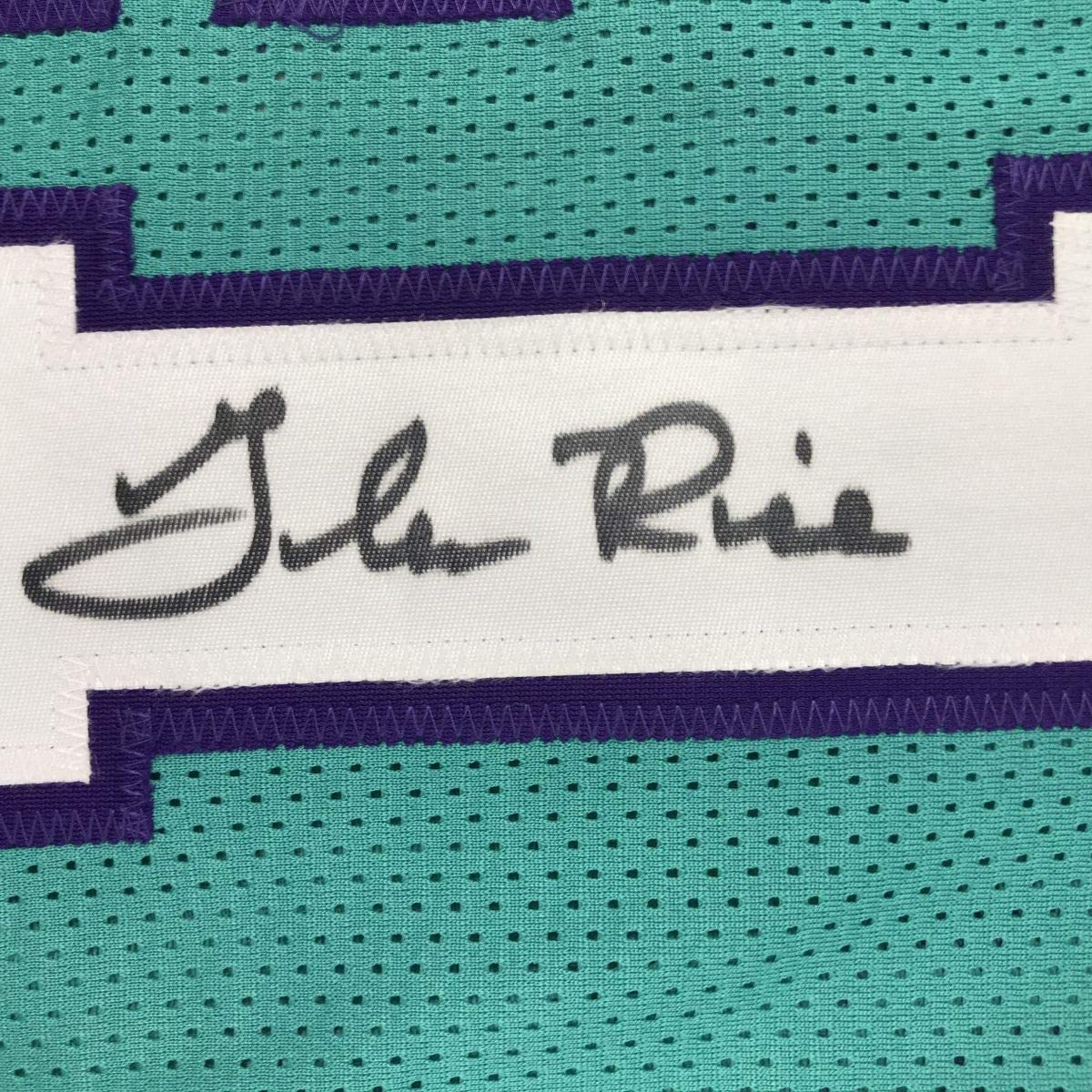 autographed-signed-glen-rice-charlotte-teal-basketball-jersey-psa-dna-coa