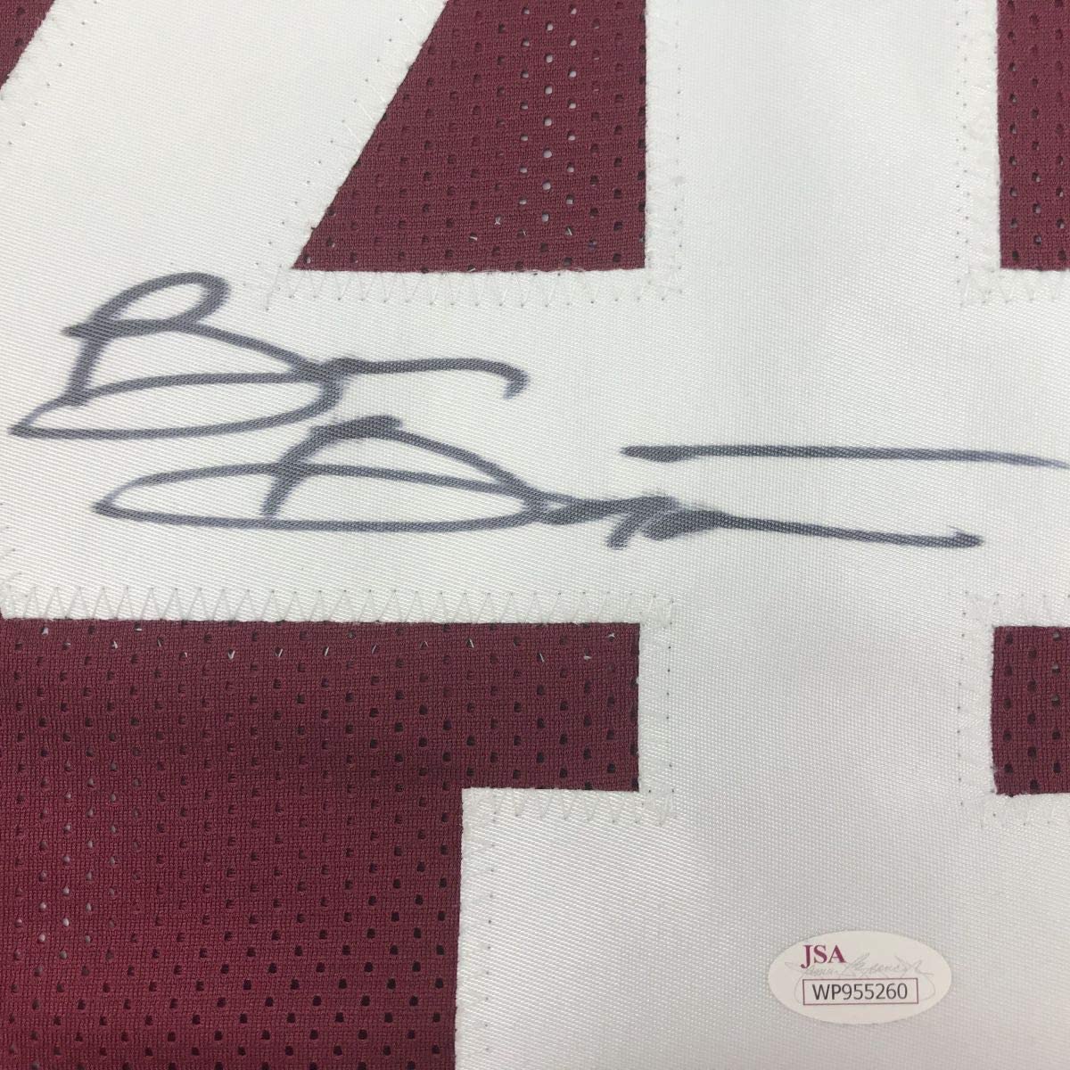 autographed-signed-brian-bosworth-oklahoma-red-college-football-jersey-jsa-coa