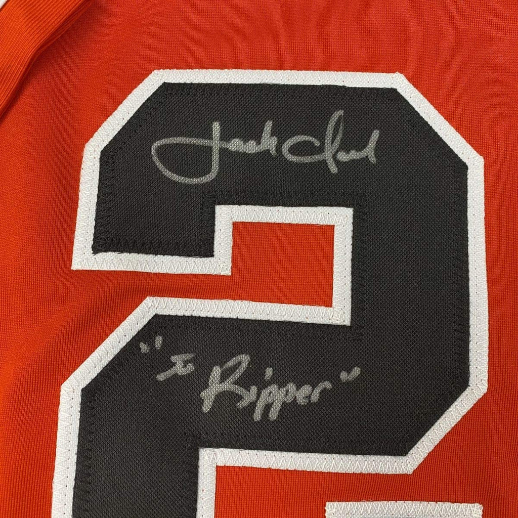 autographed-signed-jack-clark-the-ripper-san-francisco-orange-baseball-jersey-jsa-coa