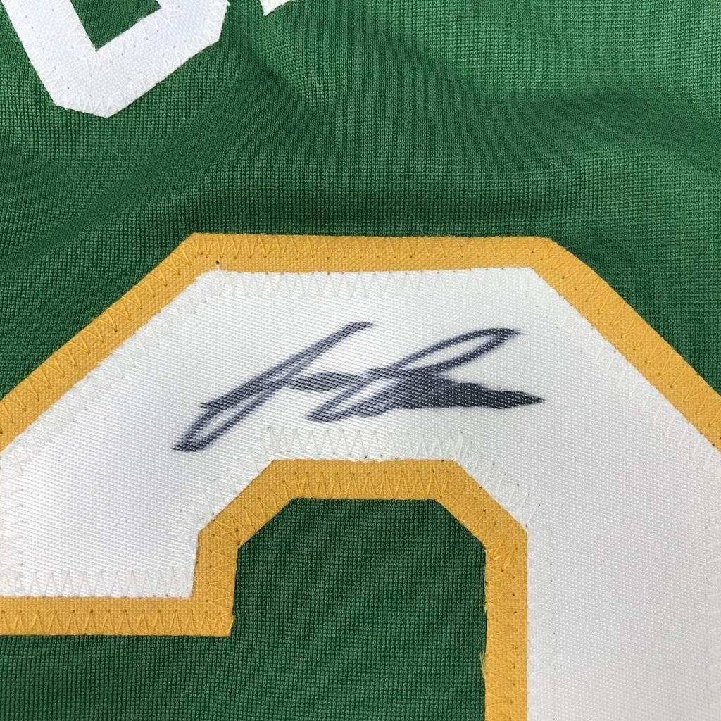 autographed-signed-jose-canseco-oakland-green-baseball-jersey-jsa-coa