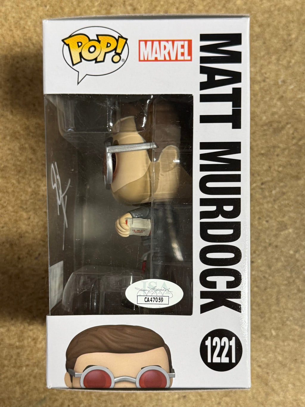 charlie-cox-signed-marvel-matt-murdock-daredevil-funko-pop-1221-with-jsa-coa