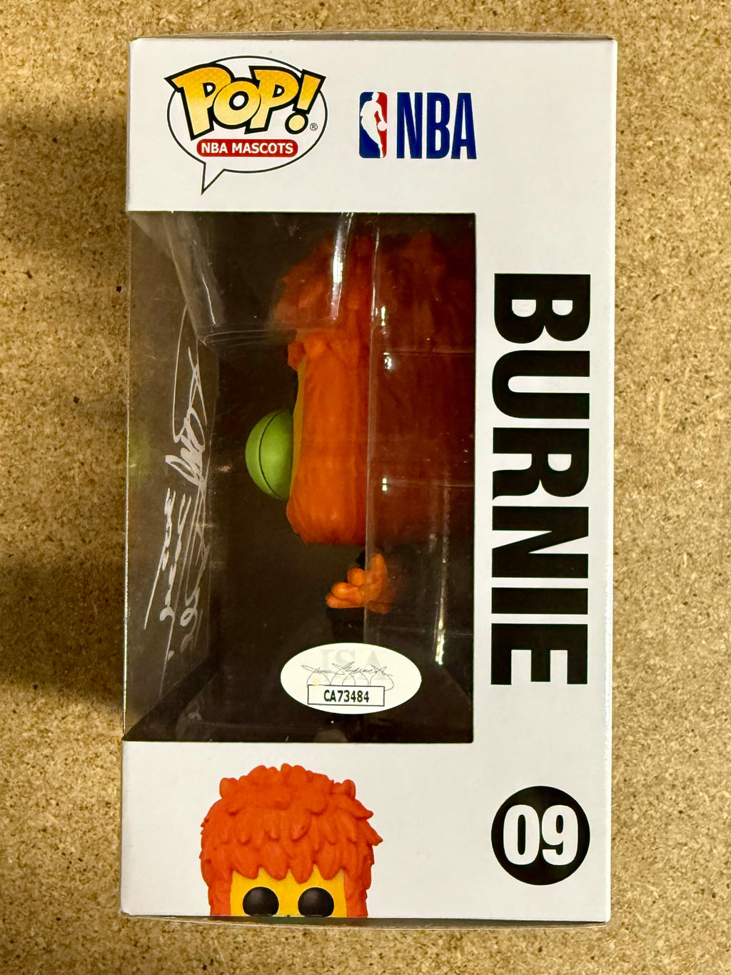 Pitbull “Mr. 305 aka Mr. Worldwide” Signed Miami Heat Burnie Funko Pop! #09 With JSA COA