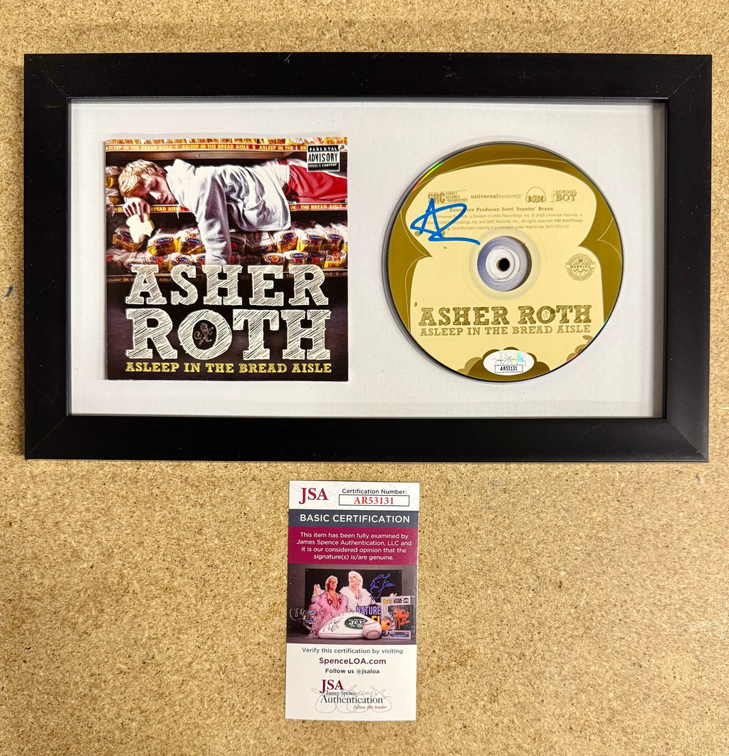 asher-roth-signed-asleep-in-the-bread-aisle-2009-framed-cd-with-jsa-coa-1