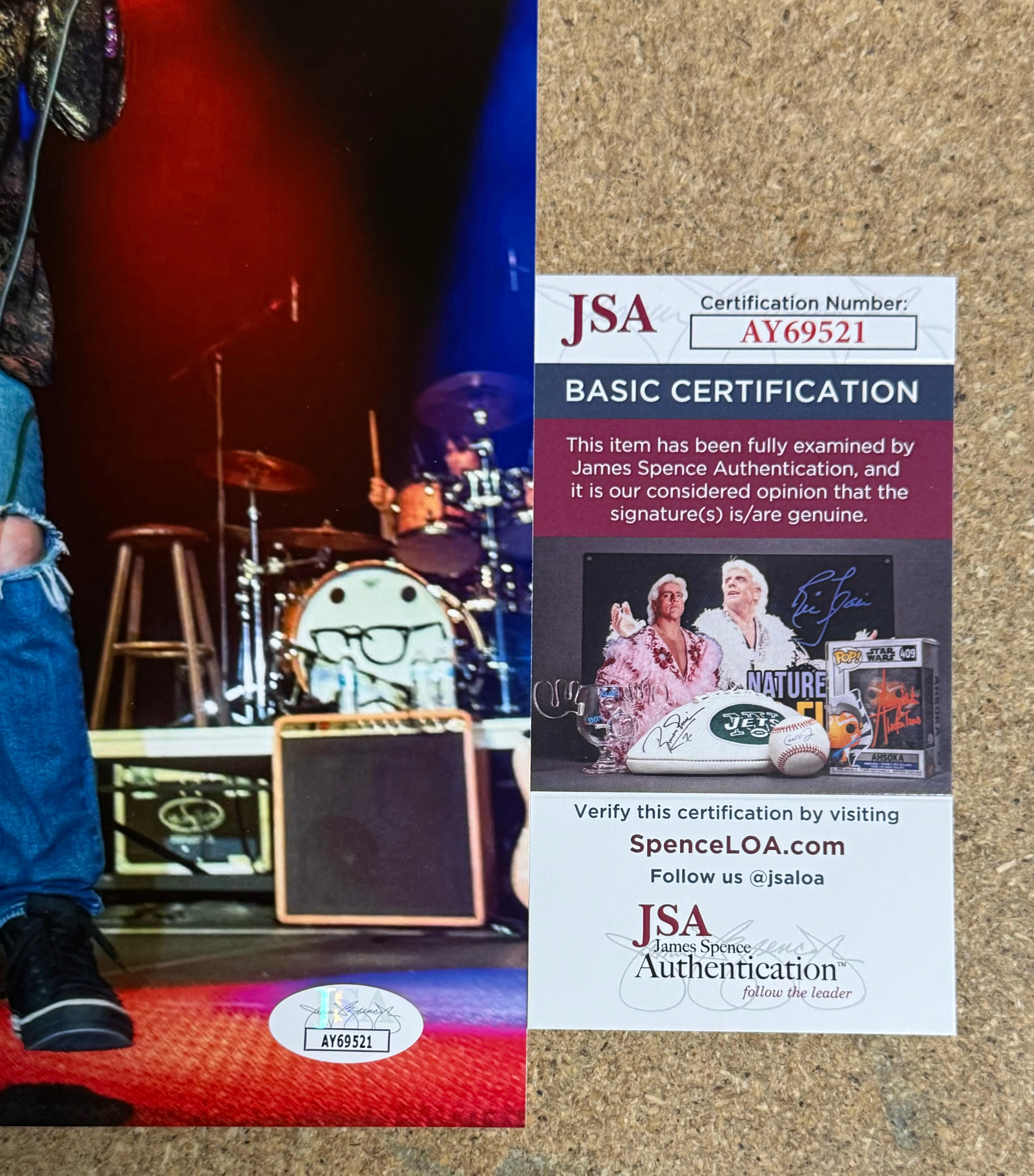 Pittsburgh Musician Donnie Iris “King Cool” Signed 8X10 Photo With JSA COA