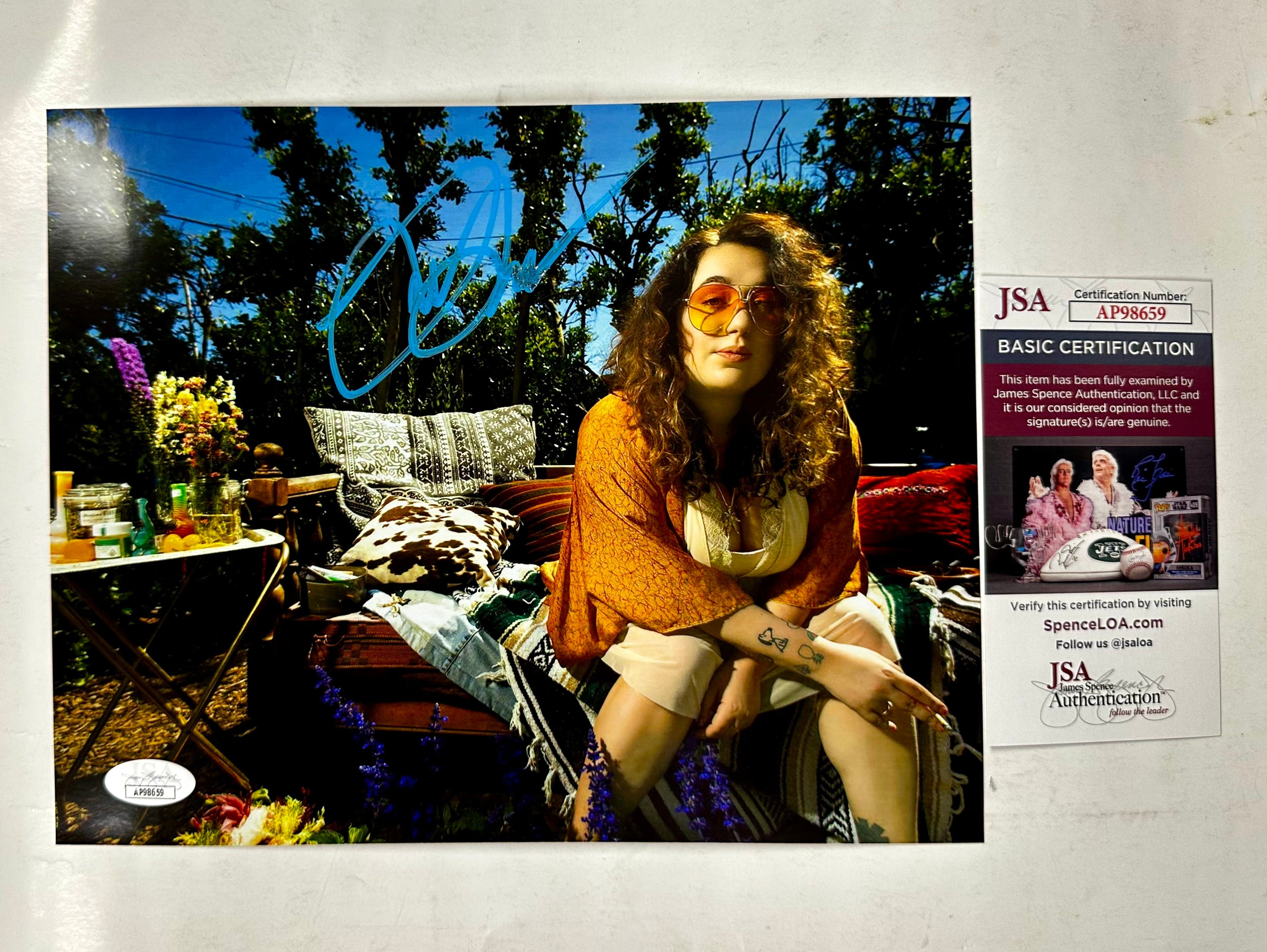 comedian-liza-treyger-signed-law-order-svu-podcast-8x10-photo-with-jsa-coa-1