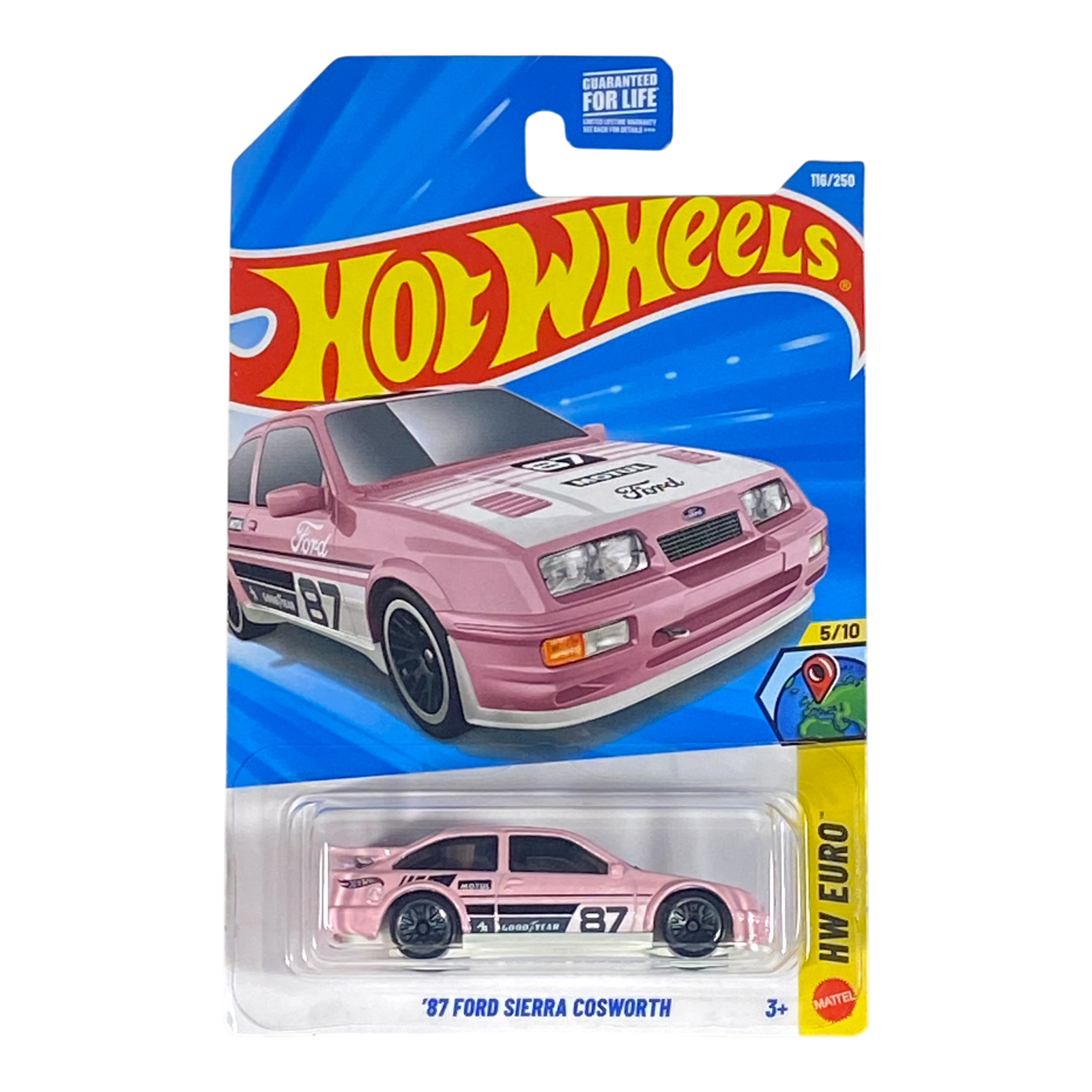Hot Wheels '87 Ford Sierra Cosworth - HW Euro Series 5/10