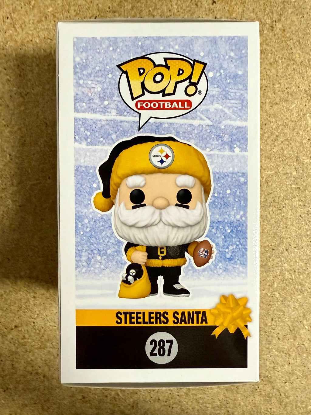 Nick Herbig Signed NFL Pittsburgh Steelers Santa Funko Pop! #287 With JSA COA