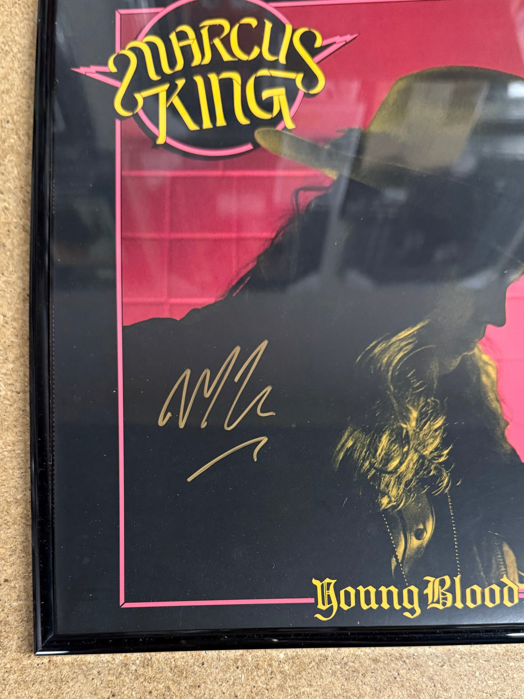 Singer Songwriter Marcus King Signed & Framed “Young Blood” Vinyl With JSA COA