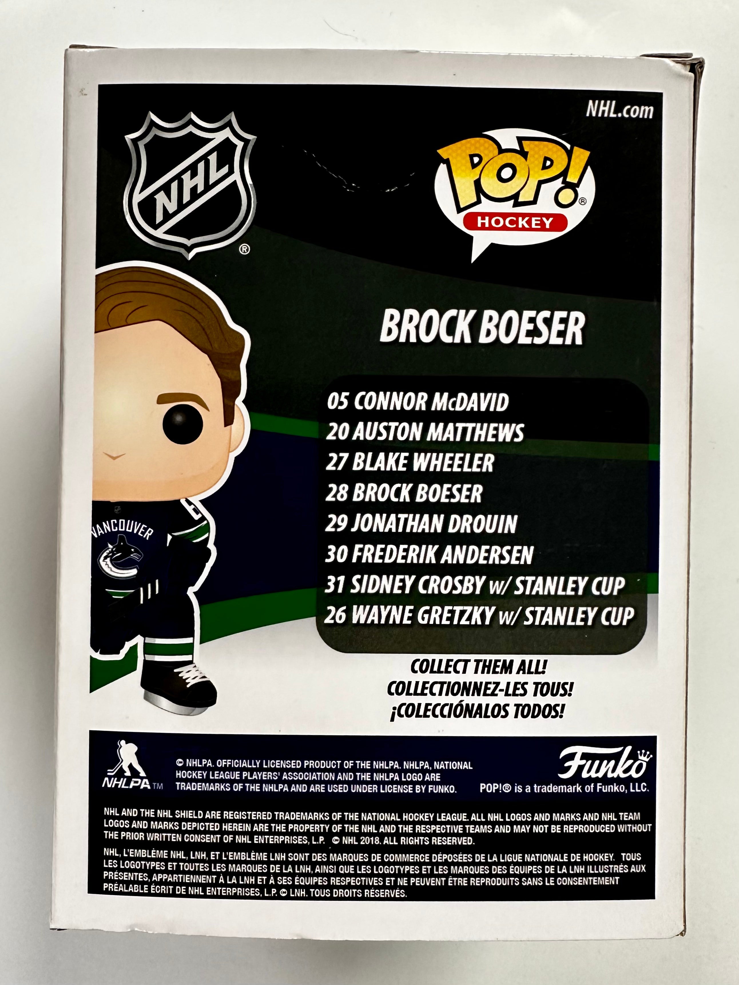brock-boeser-signed-nhl-hockey-vancouver-canucks-funko-pop-28-with-jsa-coa