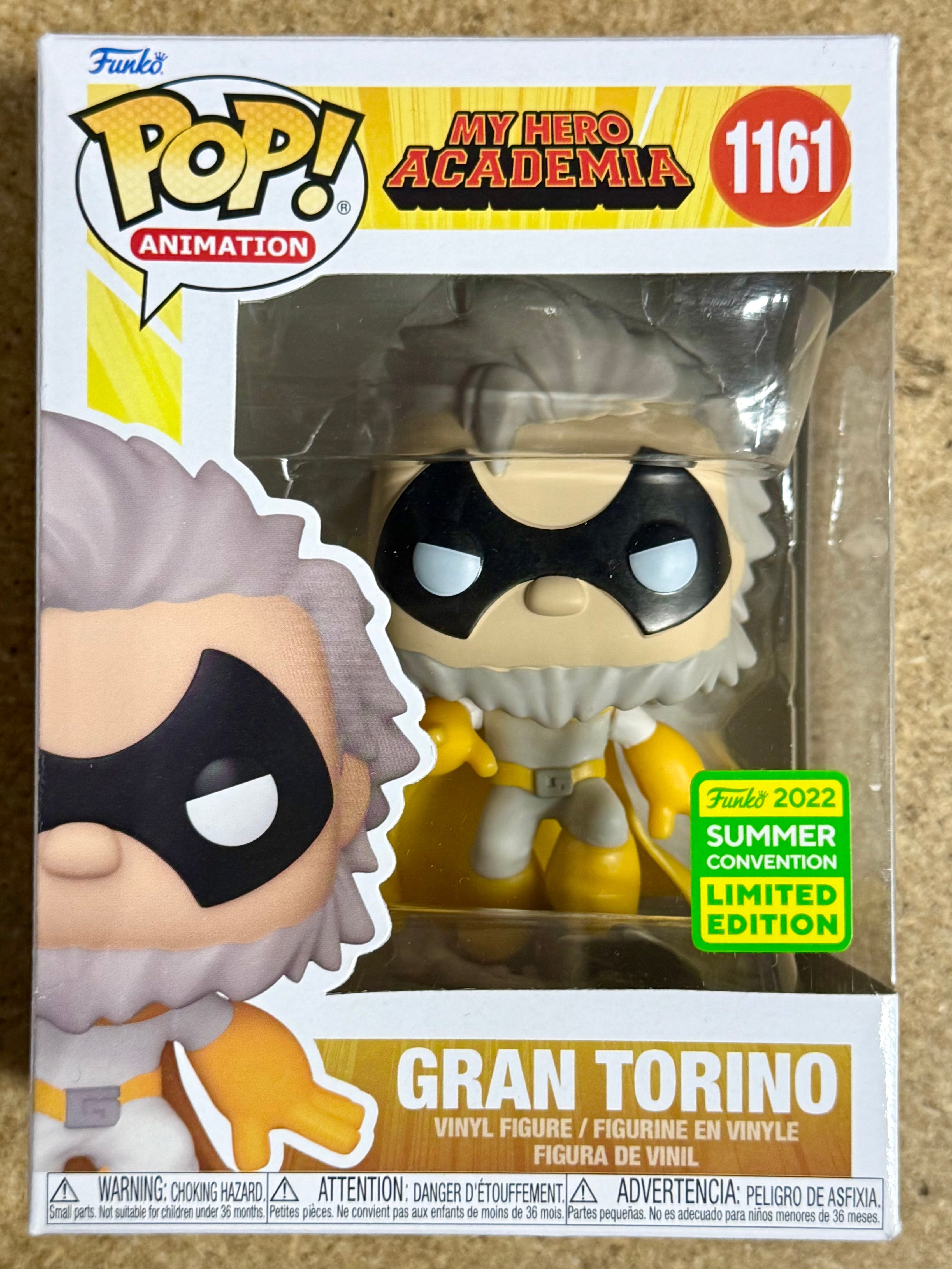 Funko Pop! Animation Gran Torino #1161 My Hero Academia SDCC 2022 Exclusive