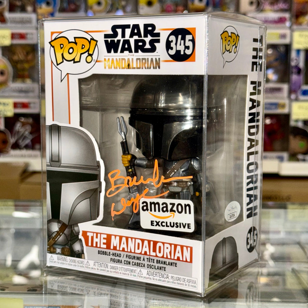 brendan-wayne-signed-mandalorian-star-wars-exclusive-funko-pop-345-with-jsa-coa