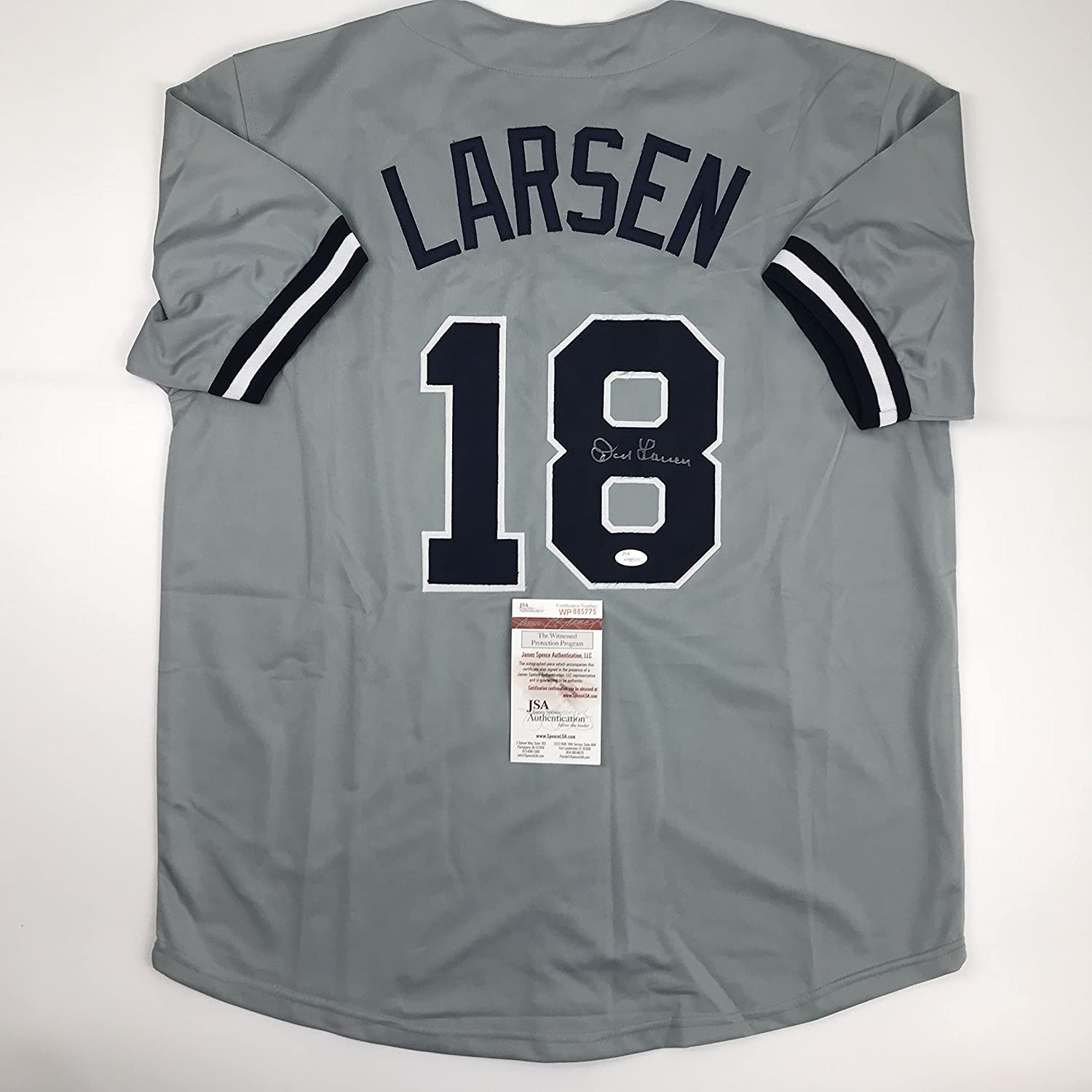 autographed-signed-don-larsen-new-york-grey-baseball-jersey-jsa-coa