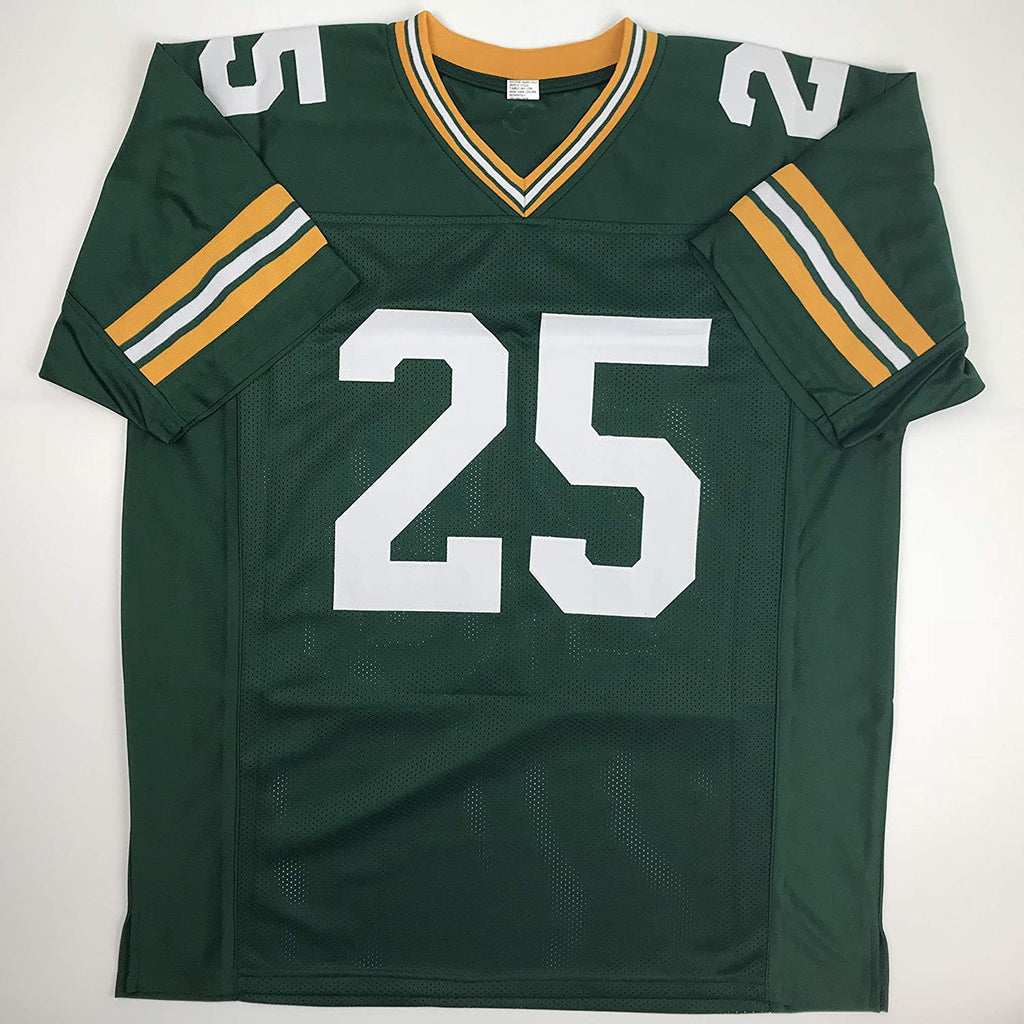 autographed-signed-dorsey-levens-green-bay-green-football-jersey-beckett-bas-coa