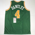 autographed-signed-adrian-dantley-hof-2008-utah-green-basketball-jersey-jsa-coa